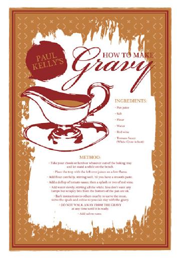 Paul Kelly Tea Towel